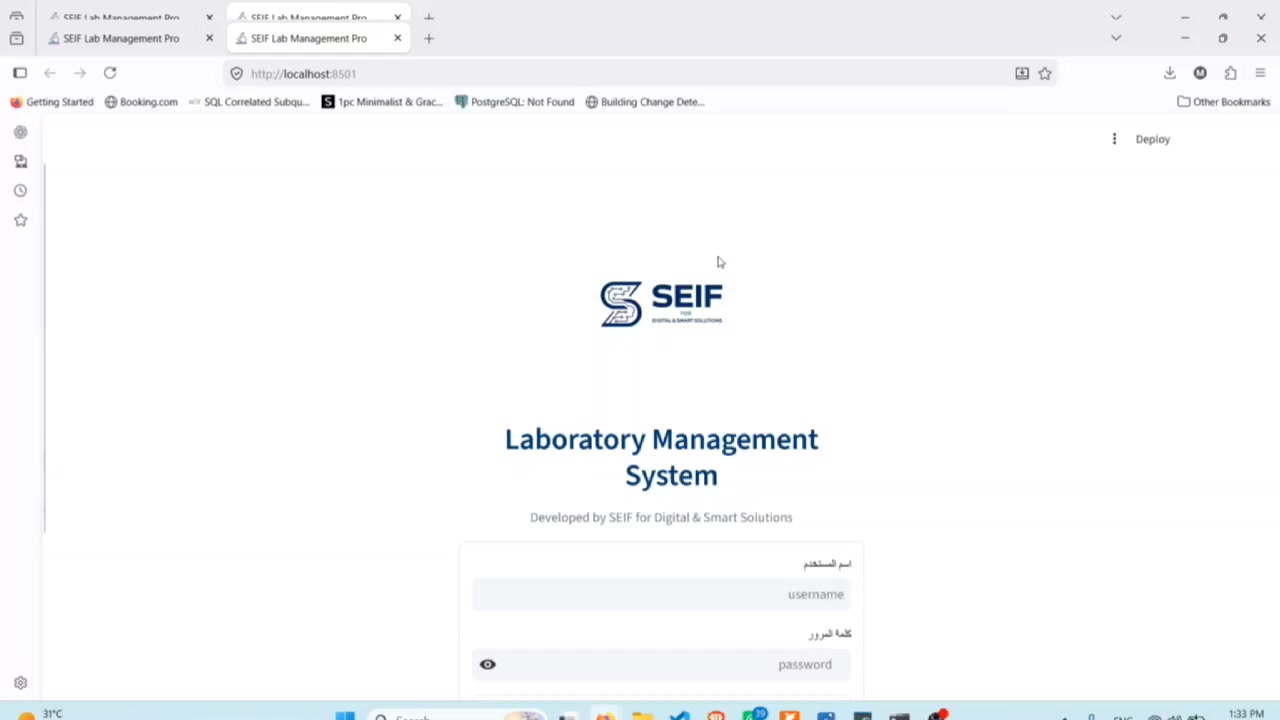 Laboratory Management System demo